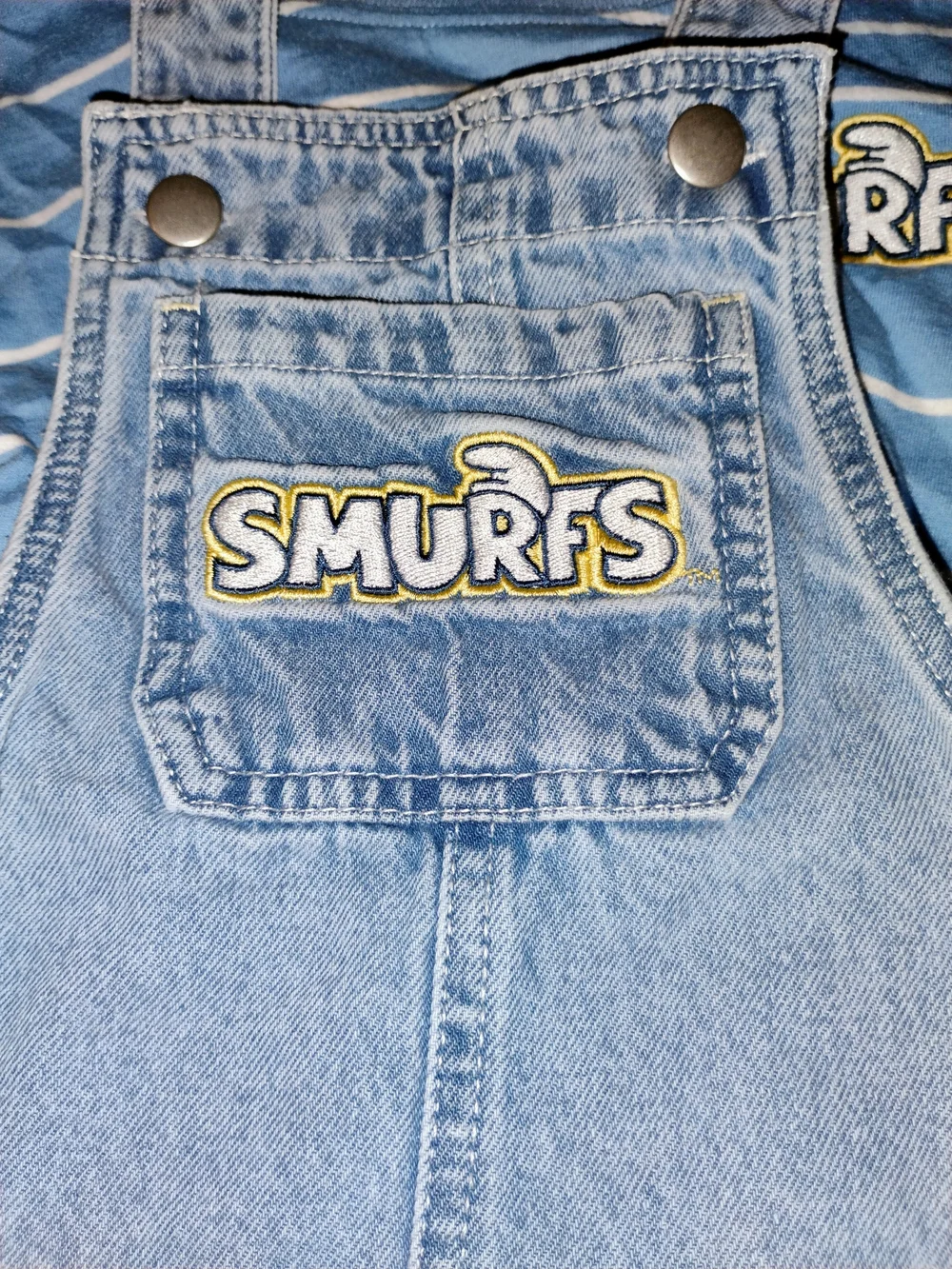 Smurfs 2t Boys Overall Outfit